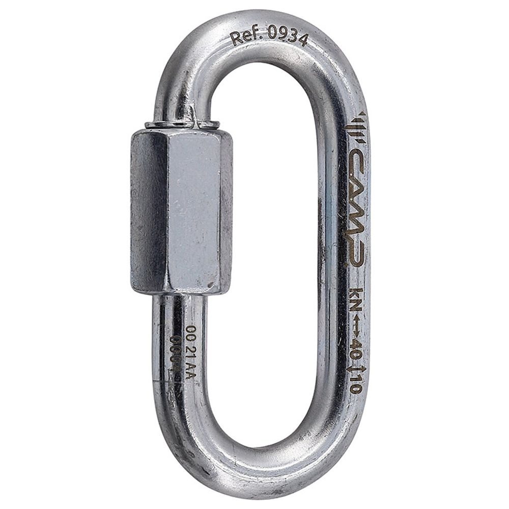 Oval Quick Link; 8mm; zinc plated steel