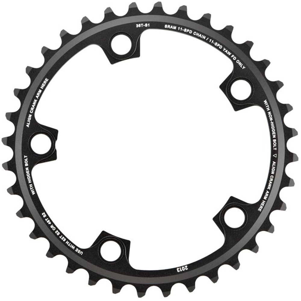 CRING ROAD 36T 11S S1 110 AL3 BTBLK