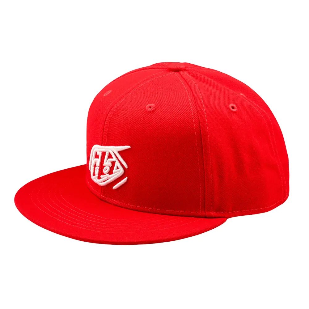 FLAT BILL SNAPBACK BADGE TEAM RED