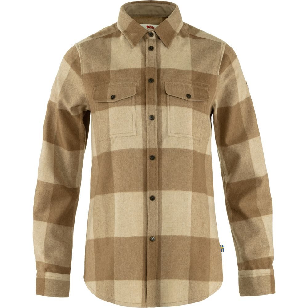 Canada Shirt W Buckwheat Brown-Light Beige