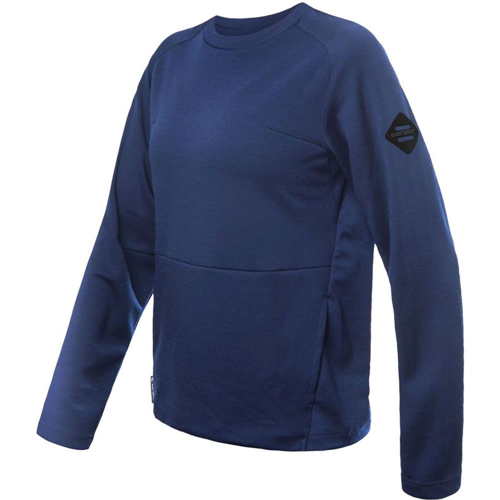 MERINO UPPER traveller dámská mikina deep blue