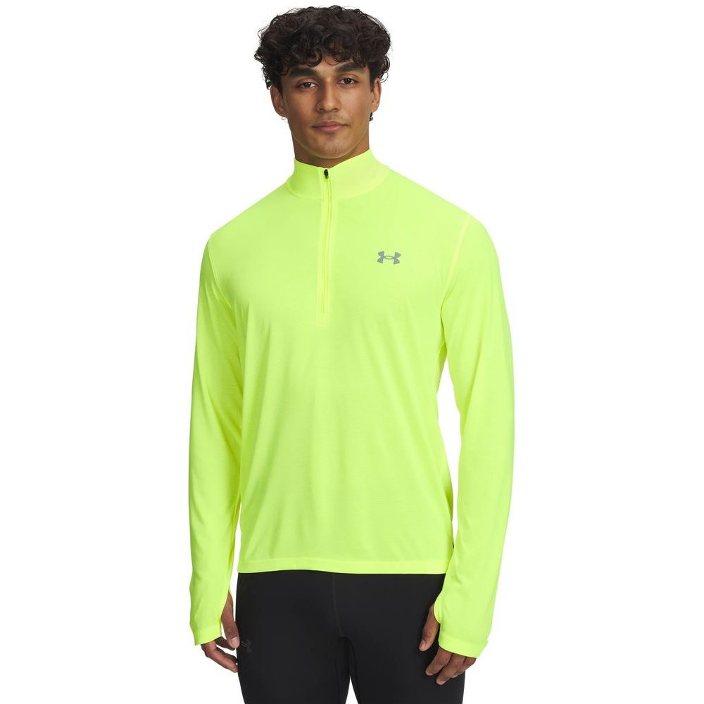 UA LAUNCH 1/4 ZIP-YLW
