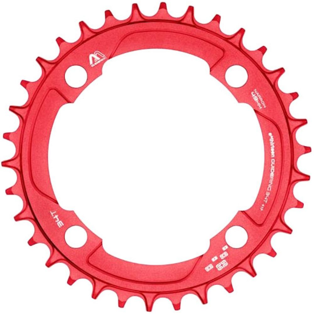 převodník s M profilem BCD 104mm, 32z. červený