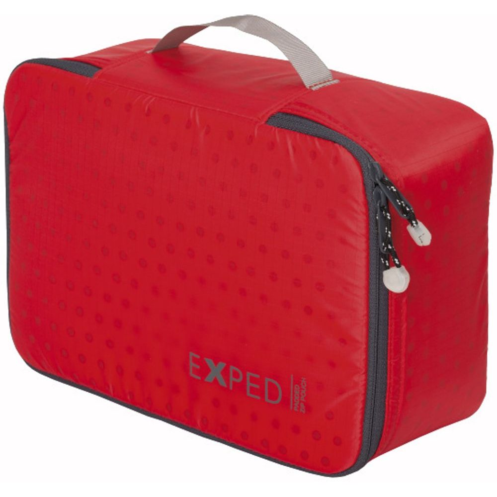 Padded Zip Pouch L red