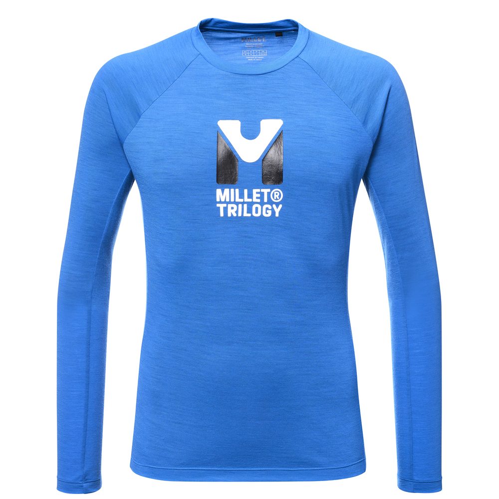 TRILOGY WOOL TS LS M ICON BLUE
