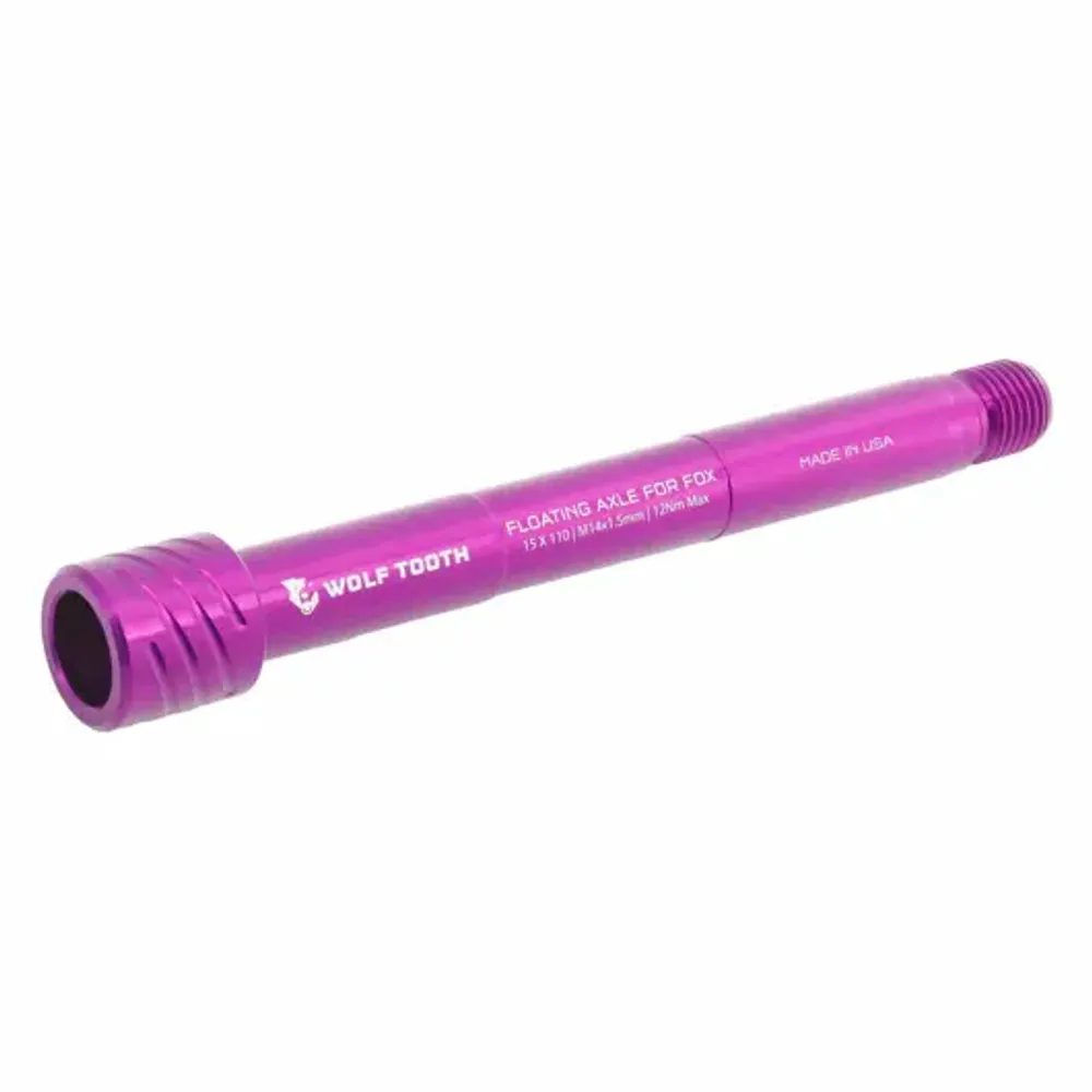 Floating Axle for Fox Suspesion Forks ultraviolet purple