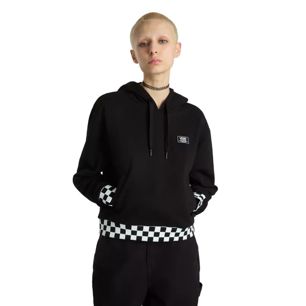 BOOM BOOM CHECK CROP II Black