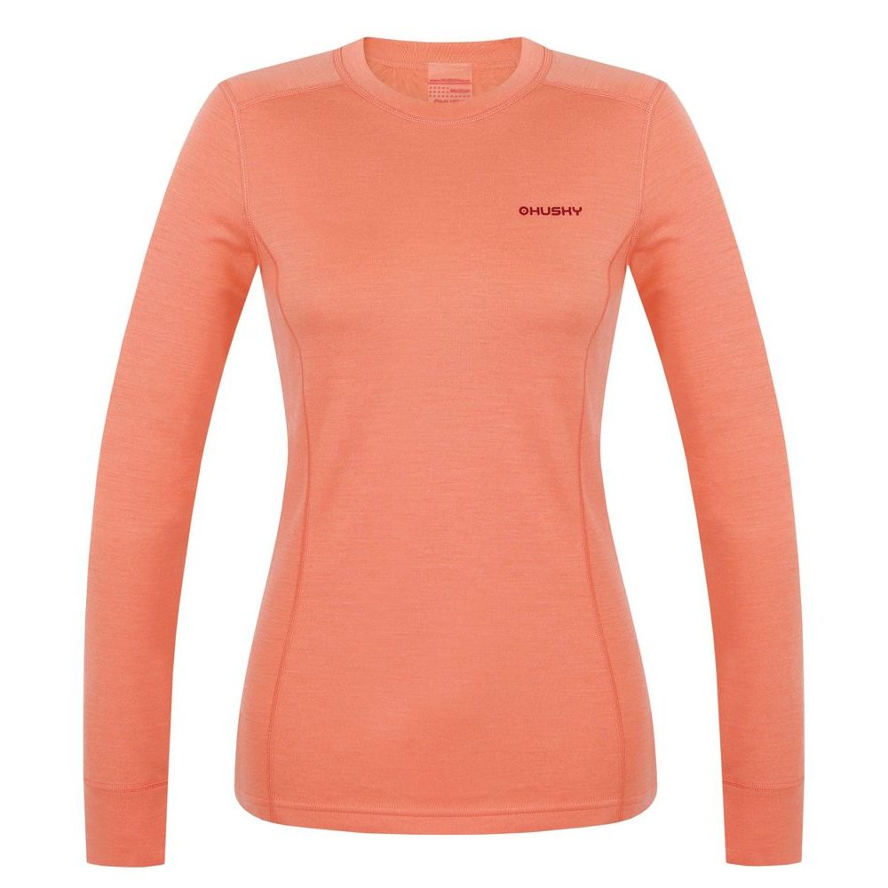 Dámská merino mikina Aron L light orange