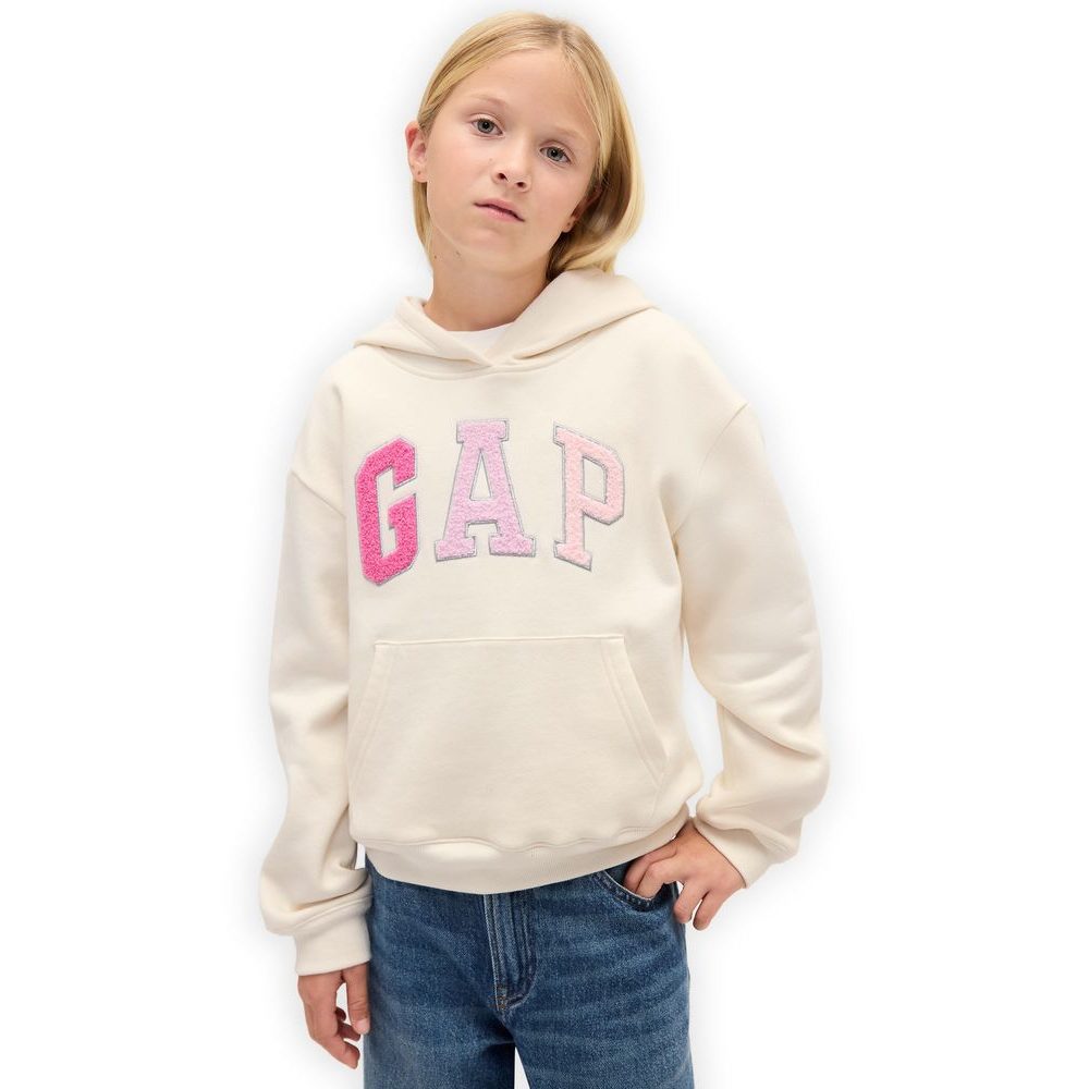 843868-02 Dětská mikina s logem Béžová