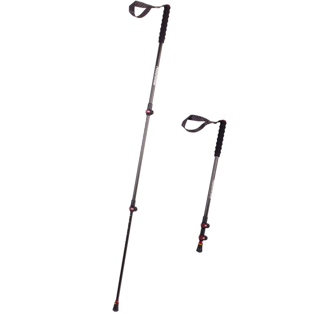 NH19S010-T-03 trekingová hůl červená, 62-130 cm