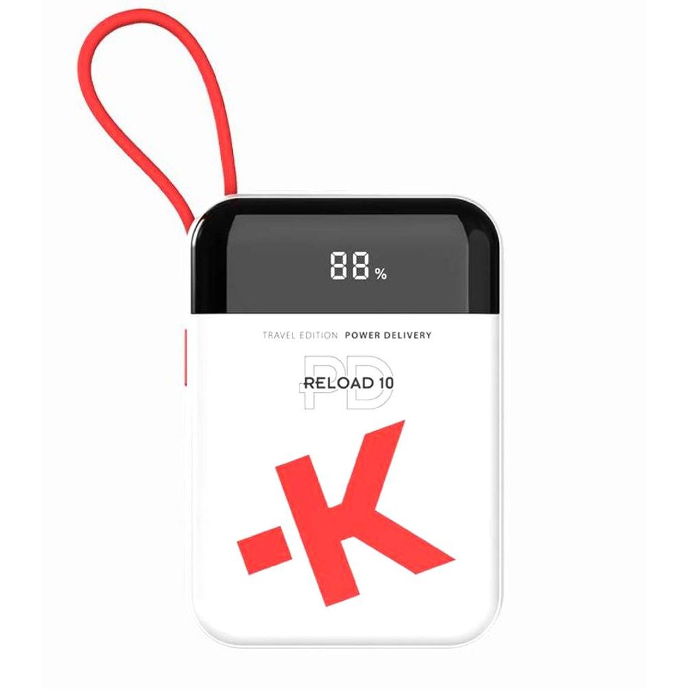 DN56C-PD20 powerbank Reload 10 Travel, 20W PD, 10 000mAh, USB A+C