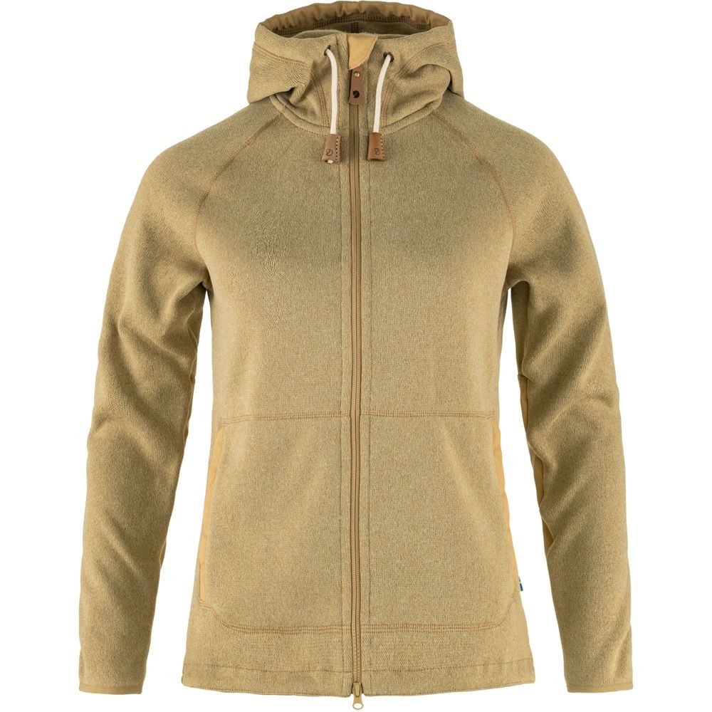 Övik Fleece Hoodie W Dune Beige