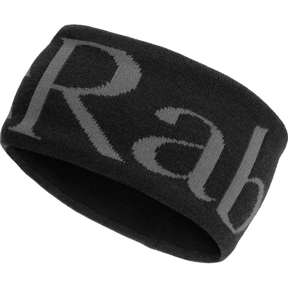 Rab Knitted Logo Headband, anthracite