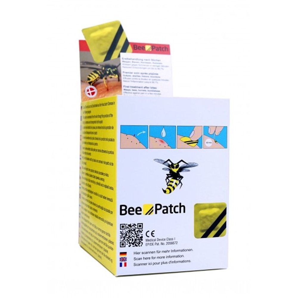 BEE-PATCH Náplast k ošetření včelího / vosího bodnutí