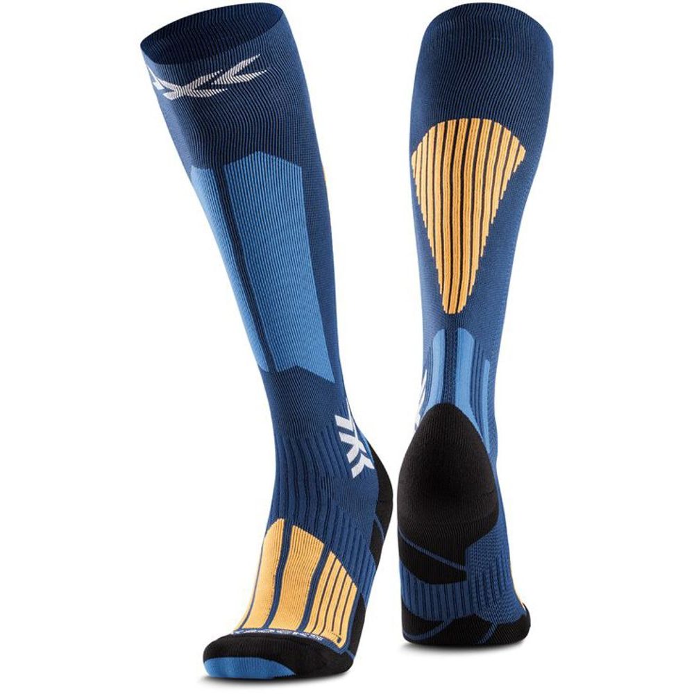 X-SOCKS® SKI TOURING PERFORM OTC MARINE/ORANGE