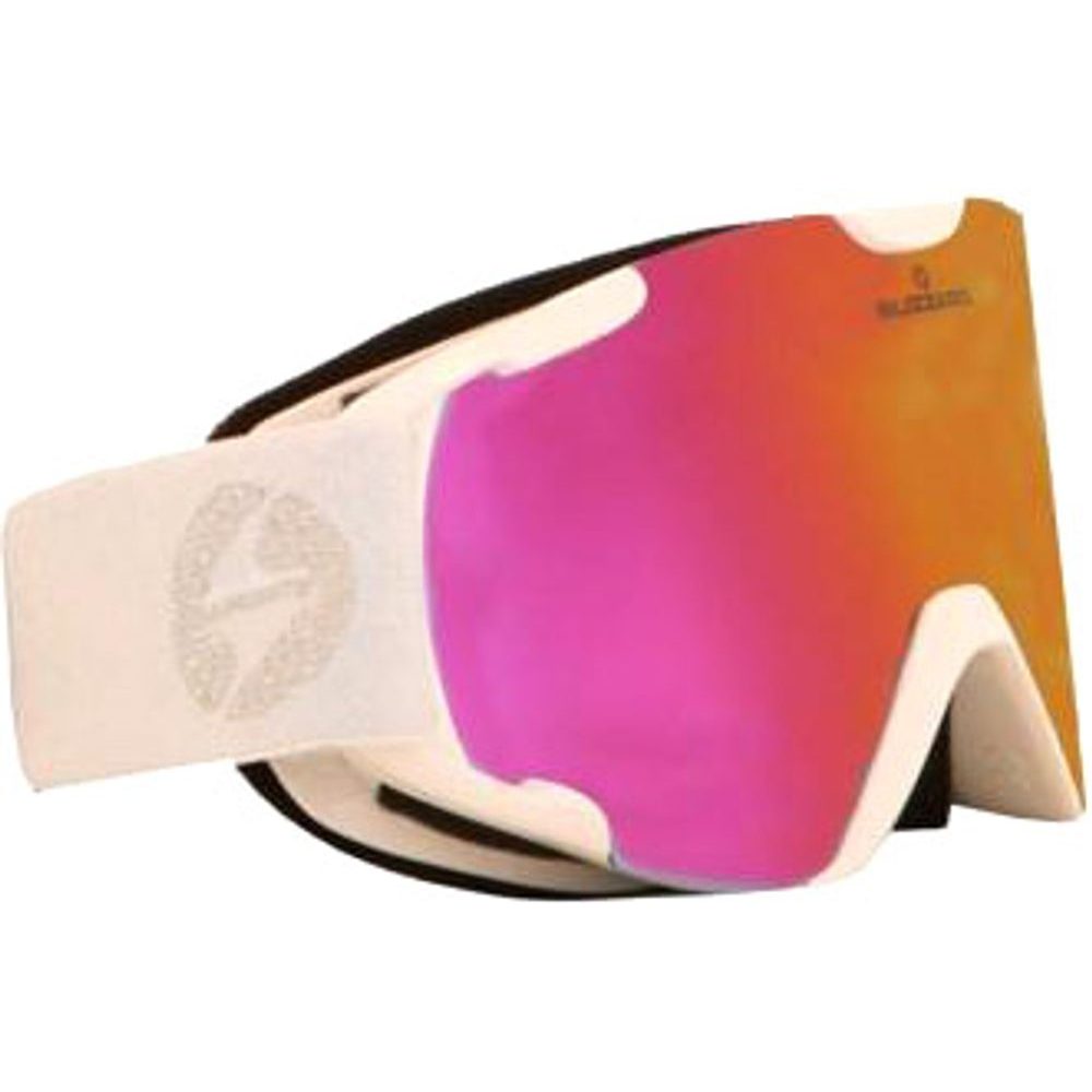 952 DAO, white shiny, rosa lens + silver coating