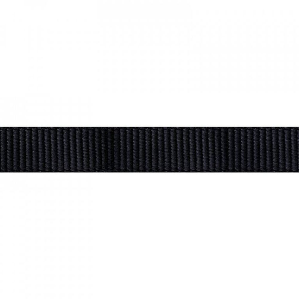 Šitá smyce plochá 18 mm black 100 cm