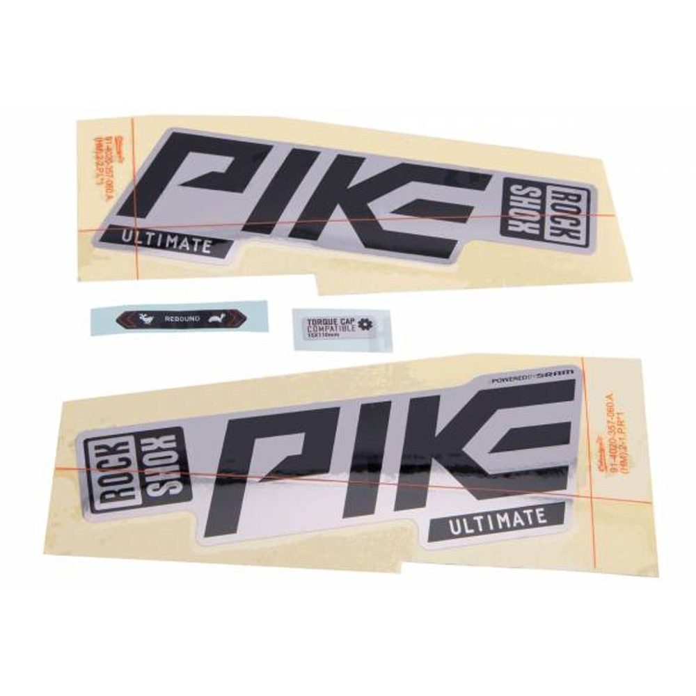 11.4018.105.010 - ROCKSHOX AM DECAL PIKE ULT 27/29 GBLK/SIL