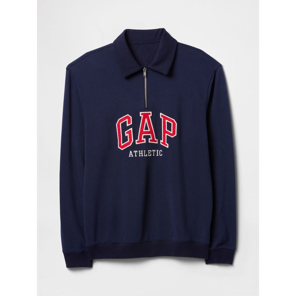 Polo mikina s logem Tmavě modrá