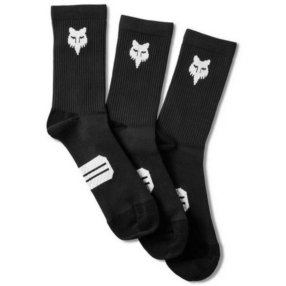 6" Ranger Sock Prepack 3 PK, Black Black