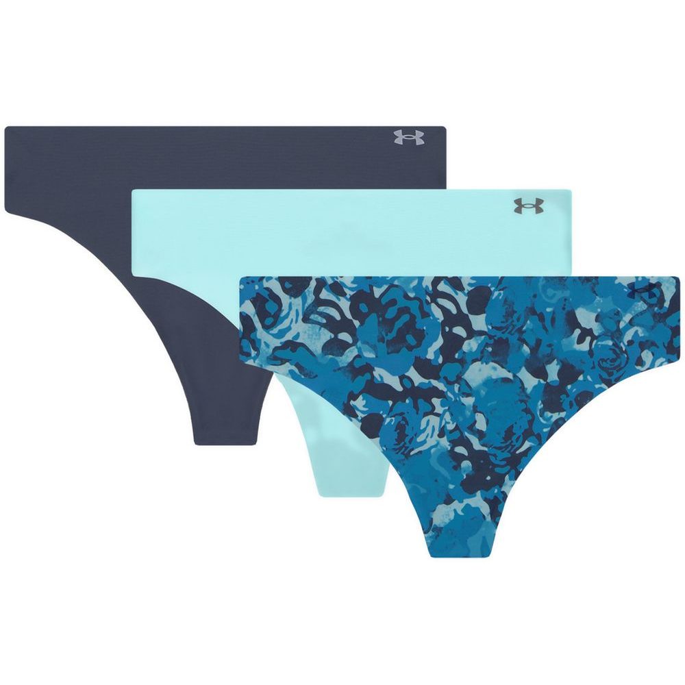 UA Pure Stretch NS Nov THONG (3ks) modrá