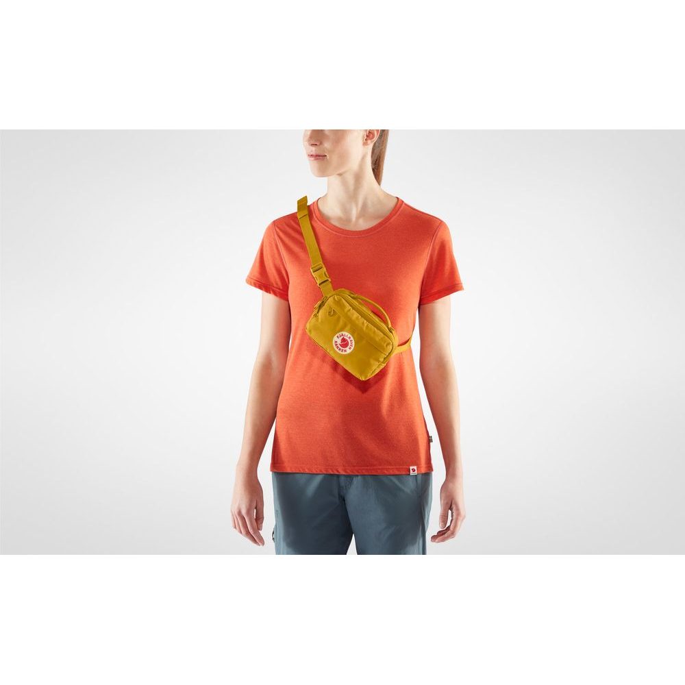 Outdoorweb.eu Kanken Hip Pack Ochre ledvinka FJALLRAVEN 56.65