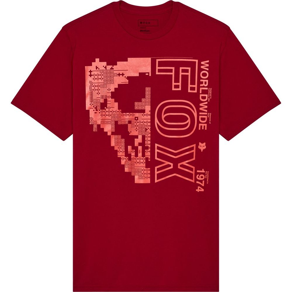 Image Skull Ss Prem Tee Cardinal