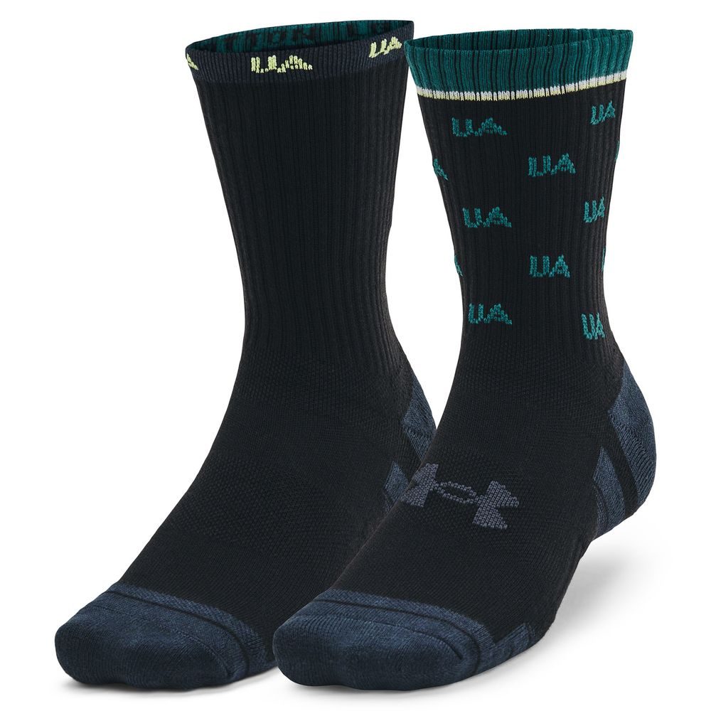 Perf Cotton Nov 2pk Mid, Black / Black / Castlerock