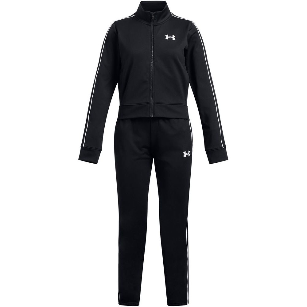 UA Icon Knit Crop Tracksuit-BLK