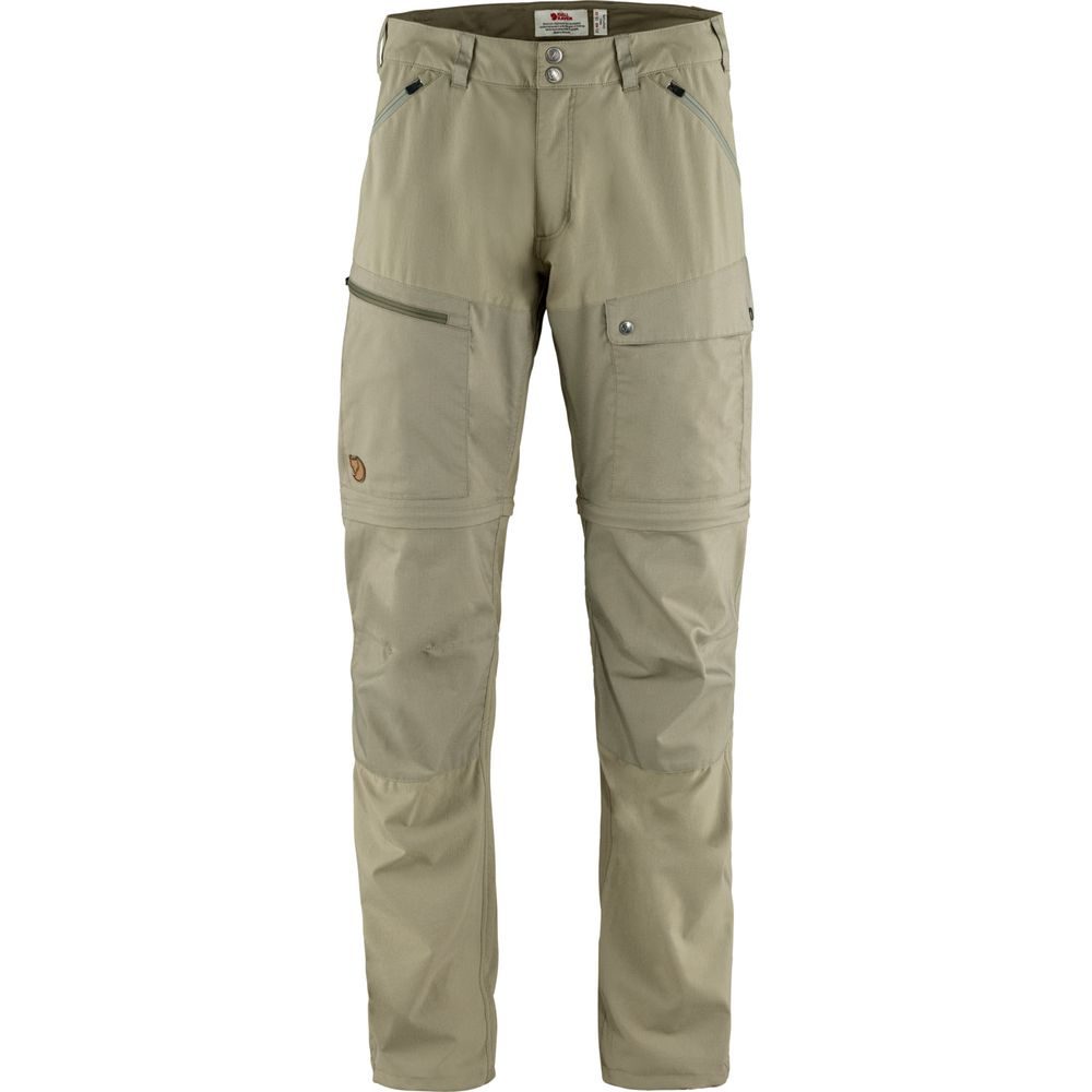 Abisko Midsummer Zip Off Trousers M Savanna-Light Olive