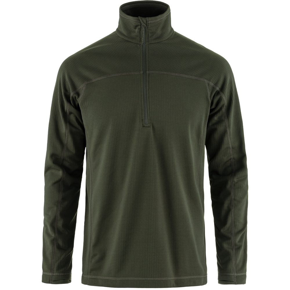 Abisko Lite Fleece Half Zip M, Deep Forest