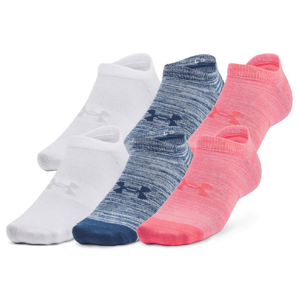 UA Essential No Show 6pk Pink