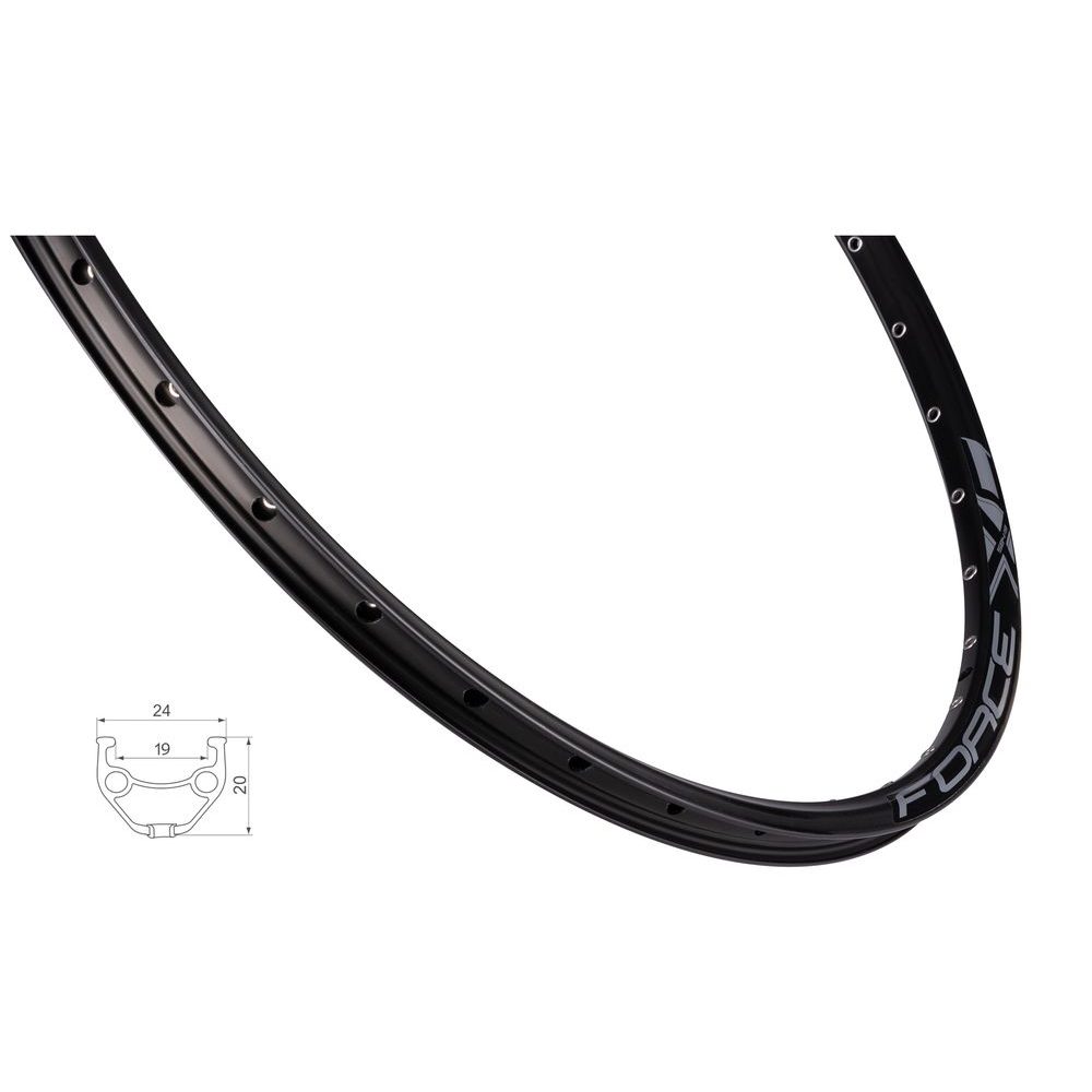 XC BASIC DISC 584x19, 32děr, černý