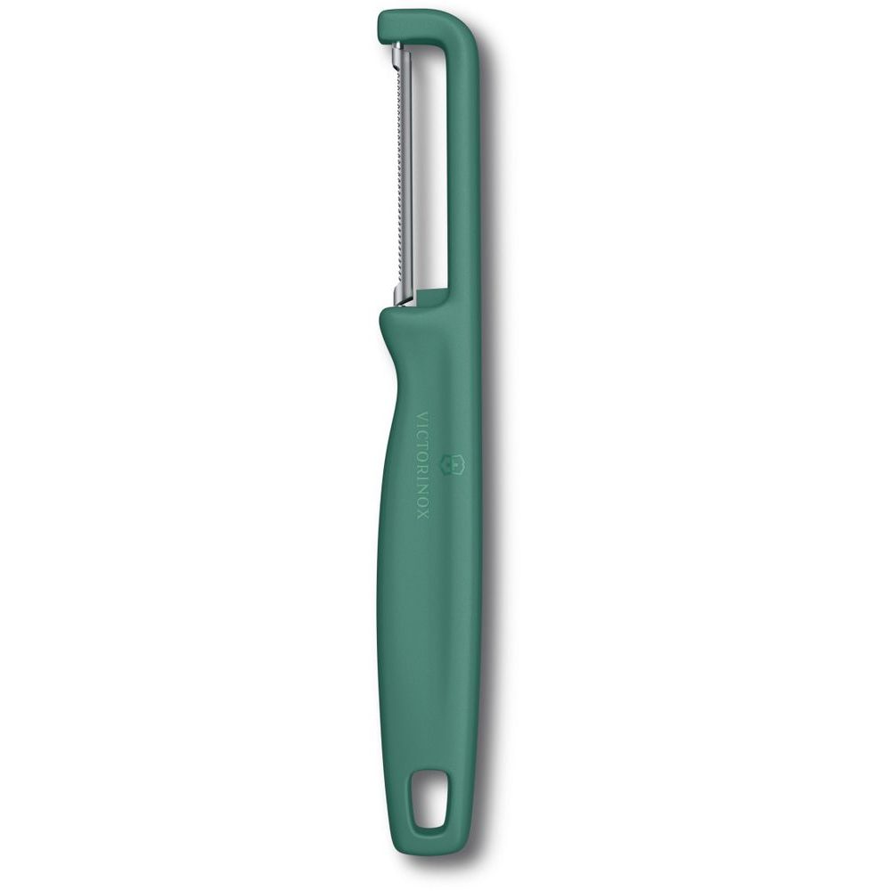 Iota scraper with serrated blade green