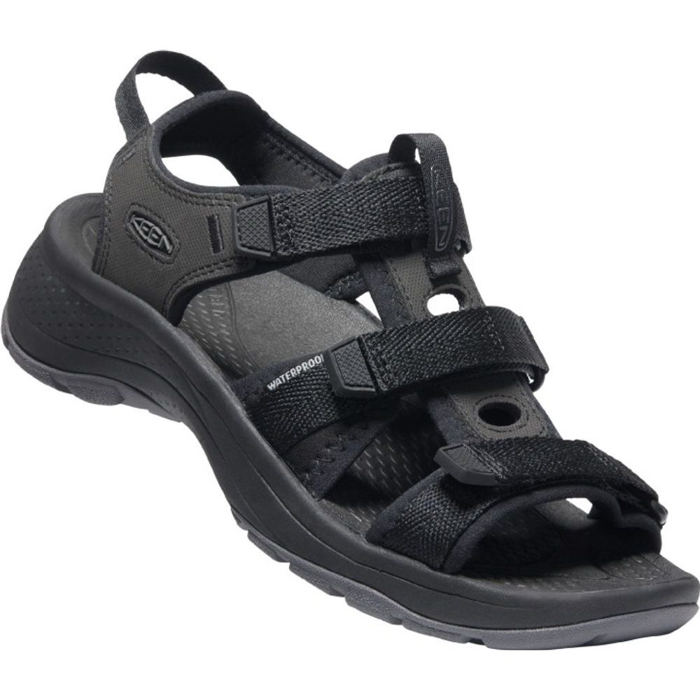 ASTORIA WEST OPEN TOE WOMEN, black/black
