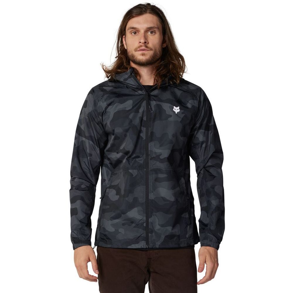 Fox Head Camo Windbreaker Black Camo