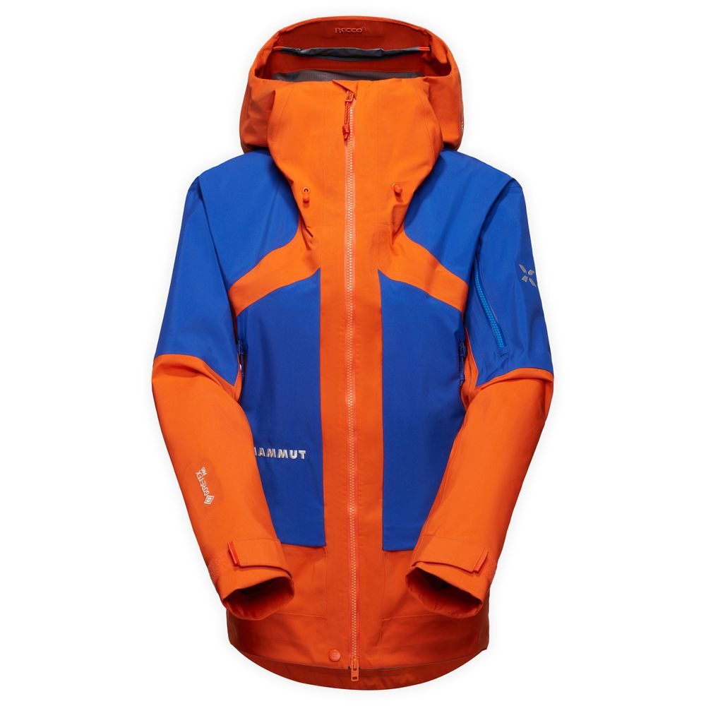 Eiger Nordwand Pro HS Hooded Jacket Women eiger orange-eiger blue