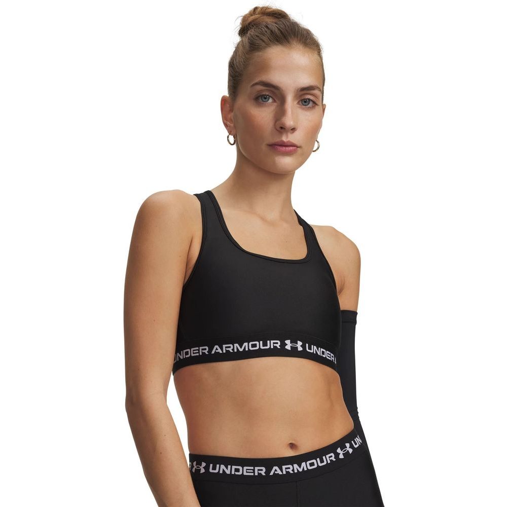 Crossback Mid Bra-BLK