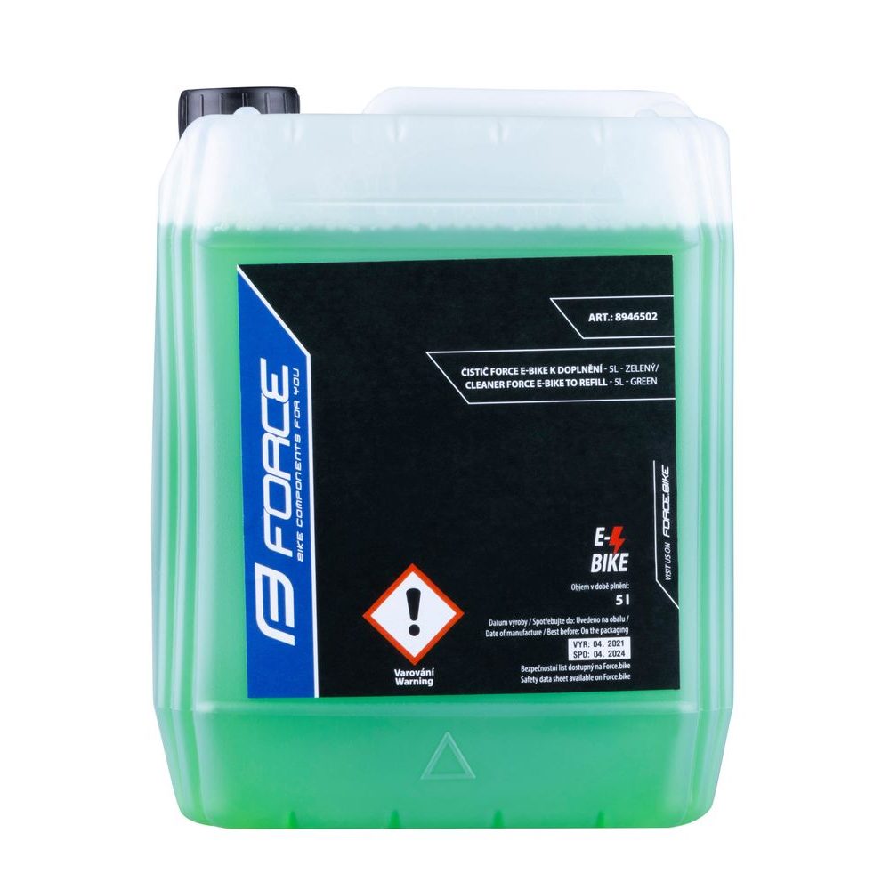 čistič E-BIKE k doplnění - 5l - zelený