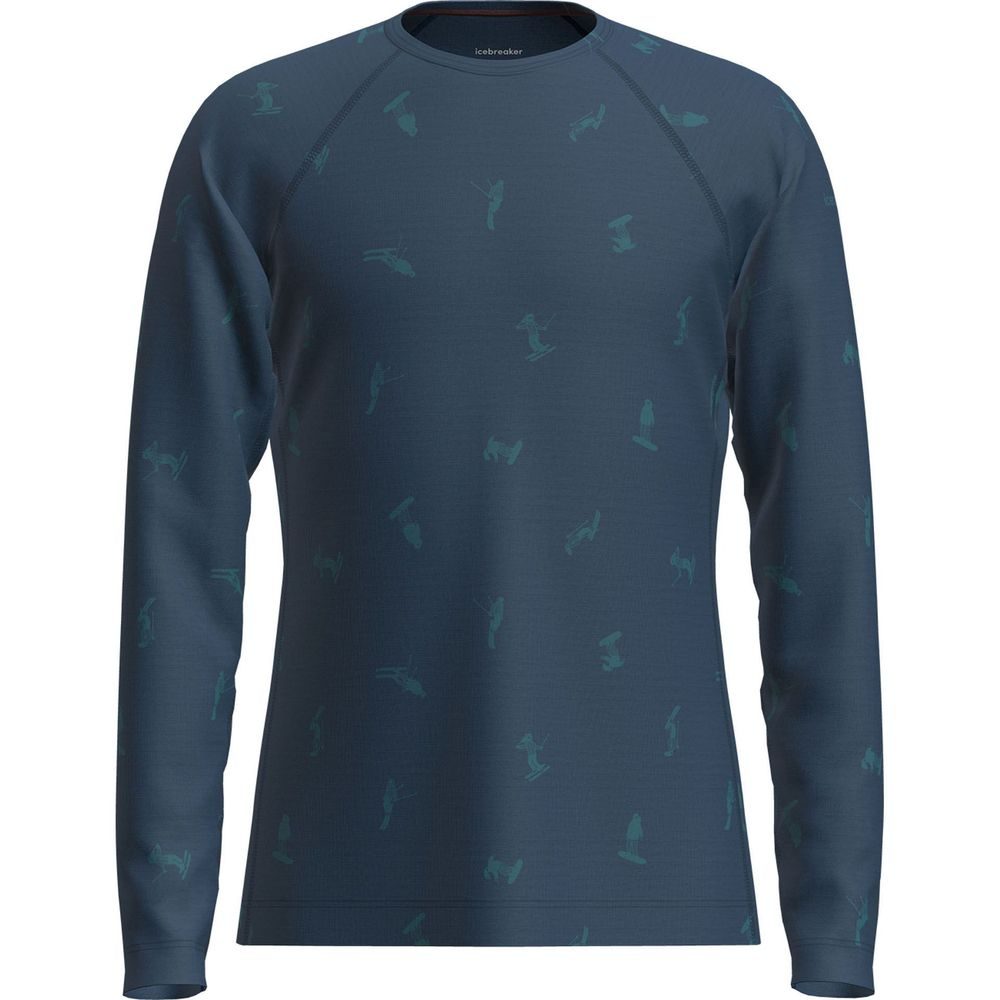 Kids Mer 200 Oasis LS Crewe Snow Day ATLANTIS/TOPAZ/AOP