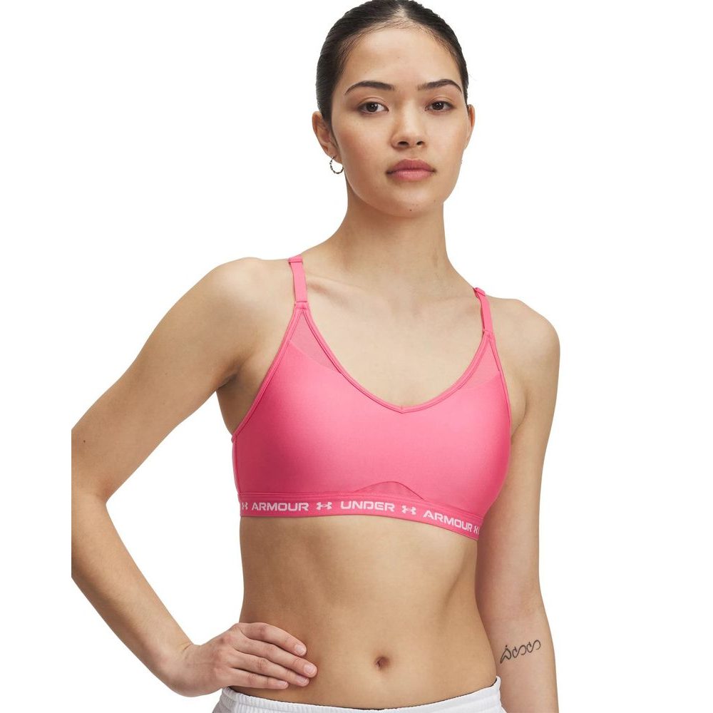 UA Crossback Low Bra-PNK