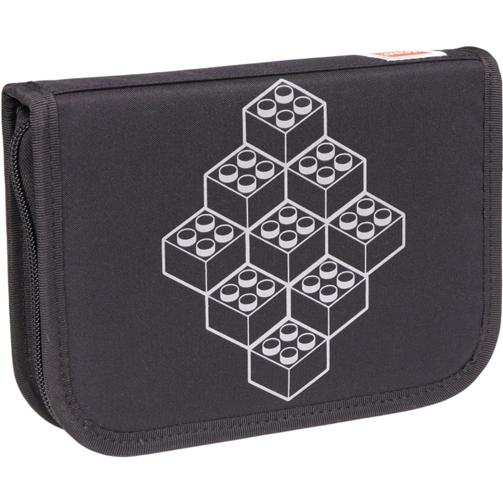 Bricks - penál s náplní černá