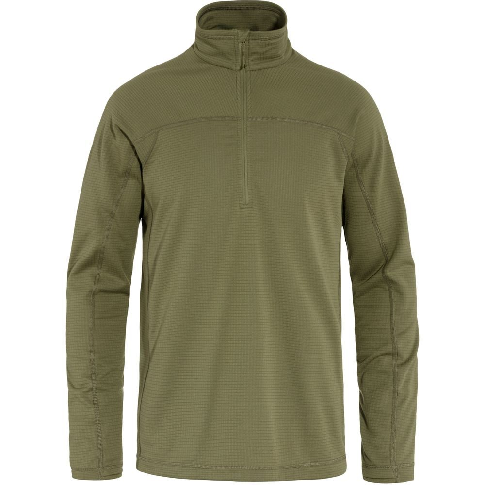 Abisko Lite Fleece Half Zip M Green