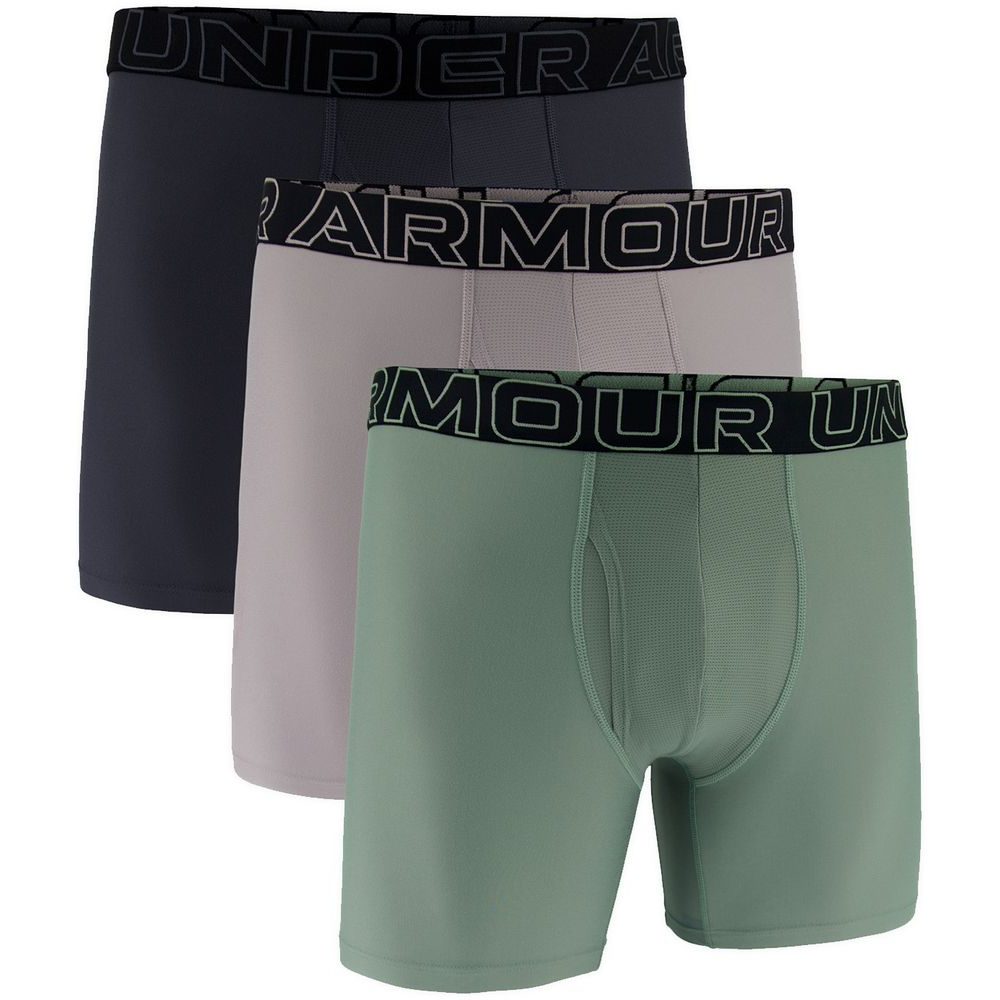 M UA Perf Tech 6in (3ks) šedá