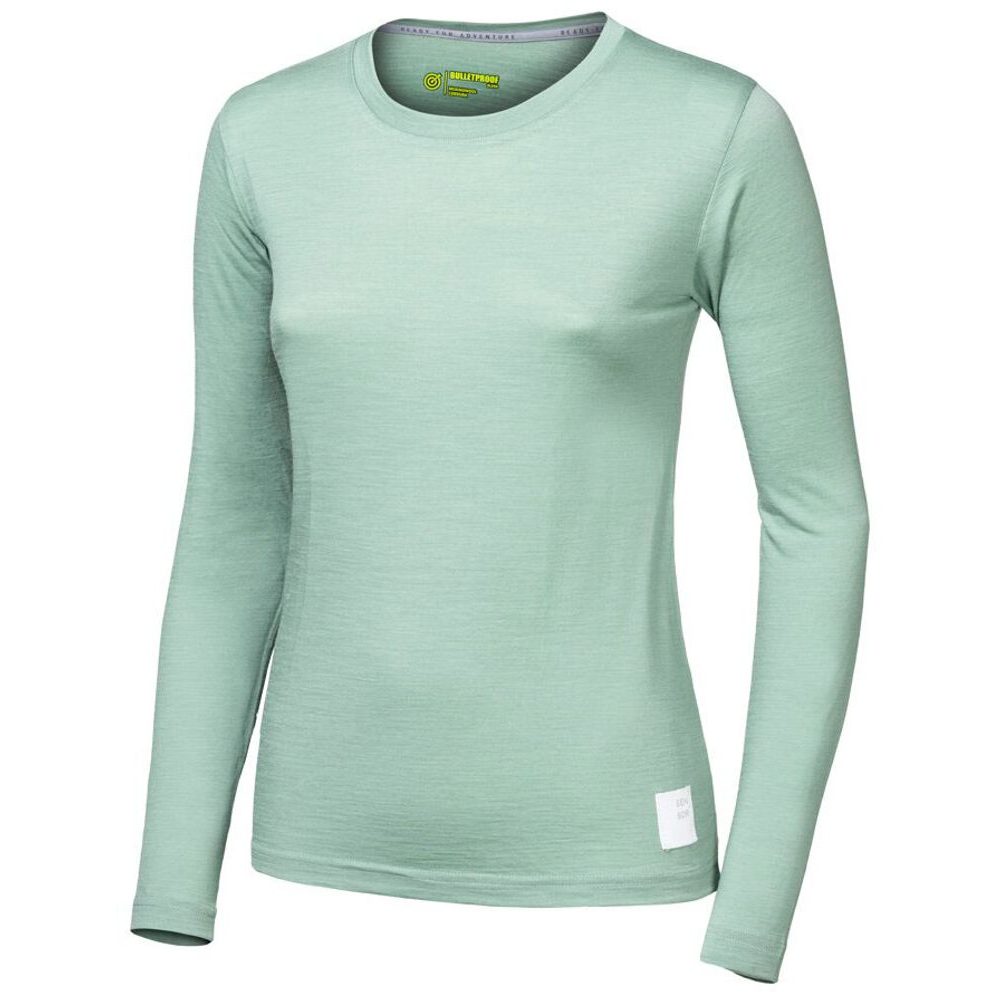 MERINO CORDURA dámské triko dl.rukáv basil green