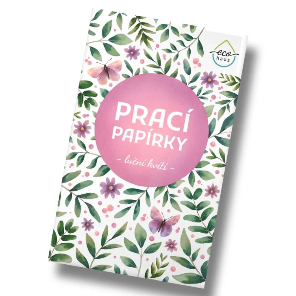 Prací papírky EcoHaus 5 praní luční kvítí