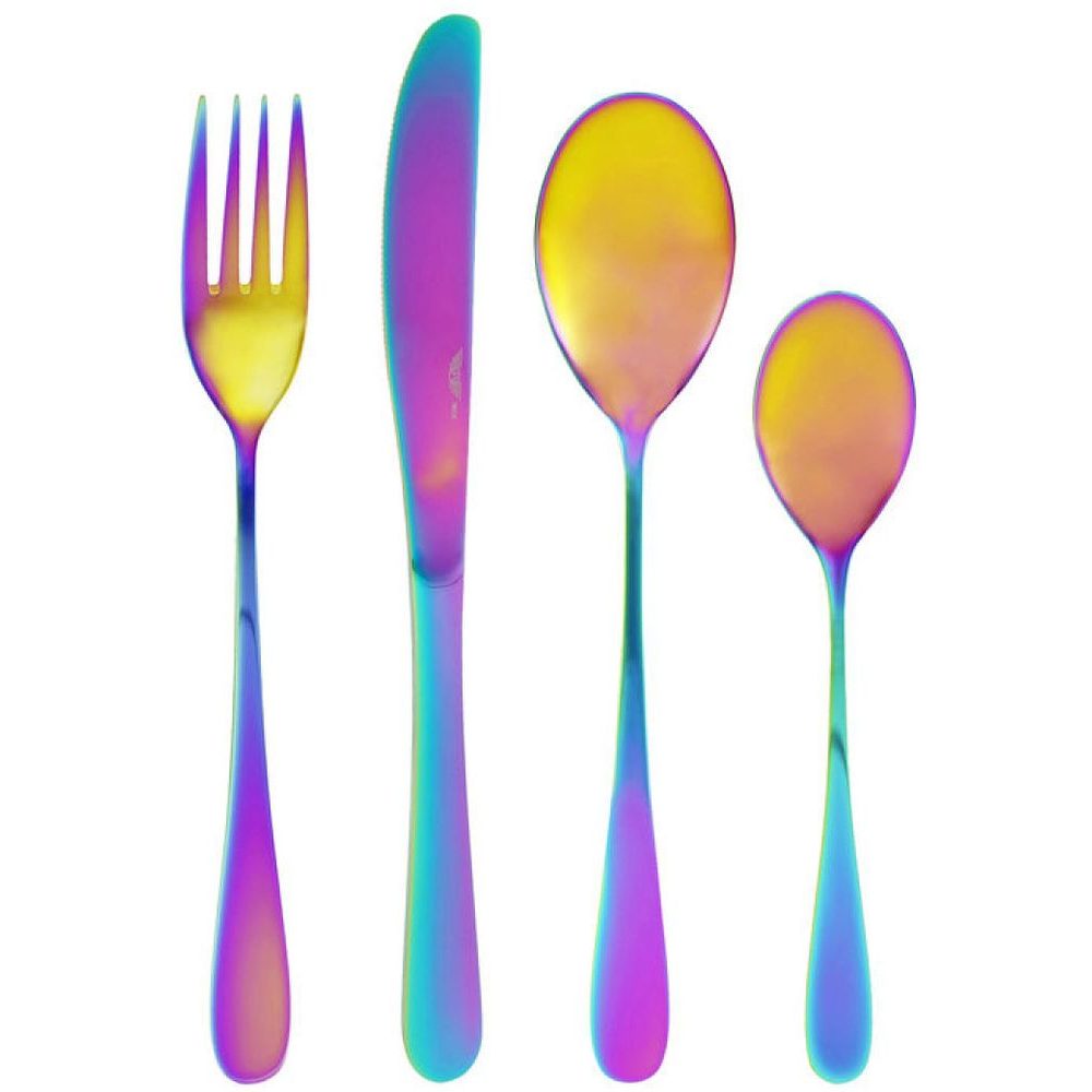 Now 24 pcs of Princess Rainbow cutlery