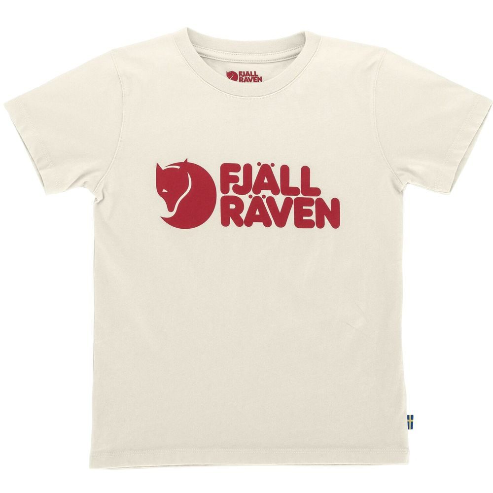 Kids Fjällräven Logo T-shirt Chalk White
