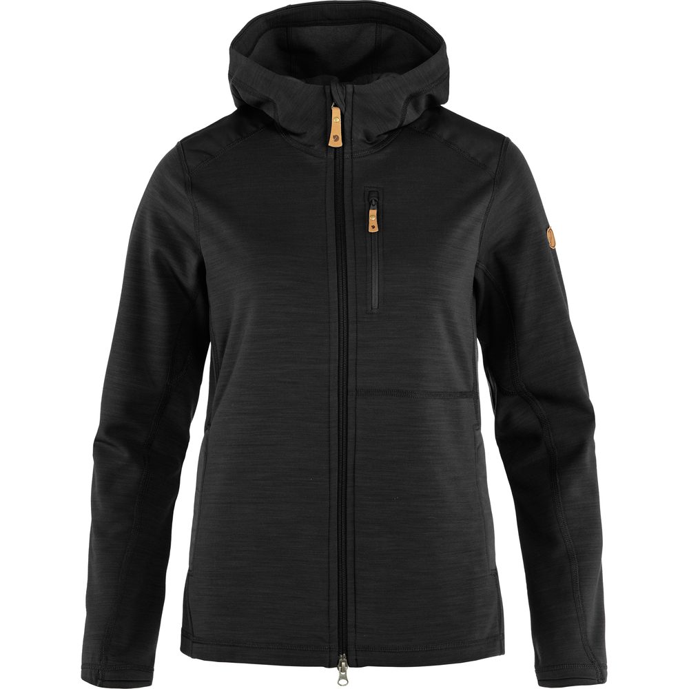 Keb Fleece Hoodie W, Black