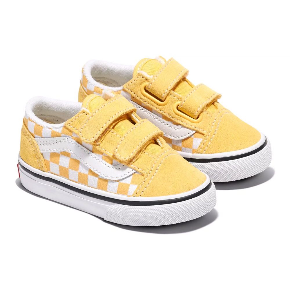 Old Skool V COLOR THEORY CHECKERBOARD BANANA CREAM